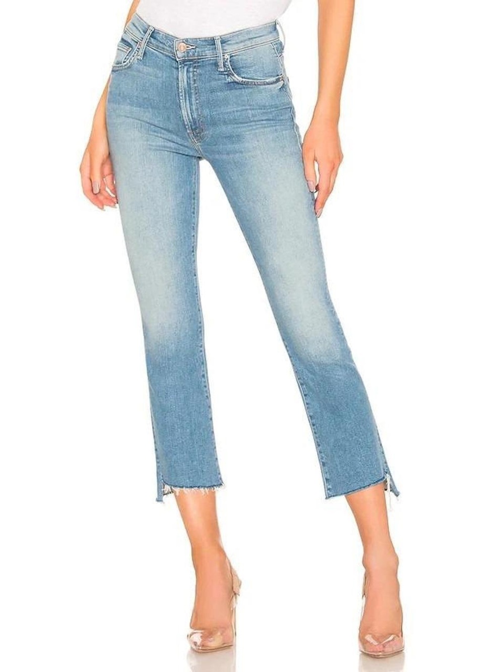 MOTHER The Insider Crop Step Fray